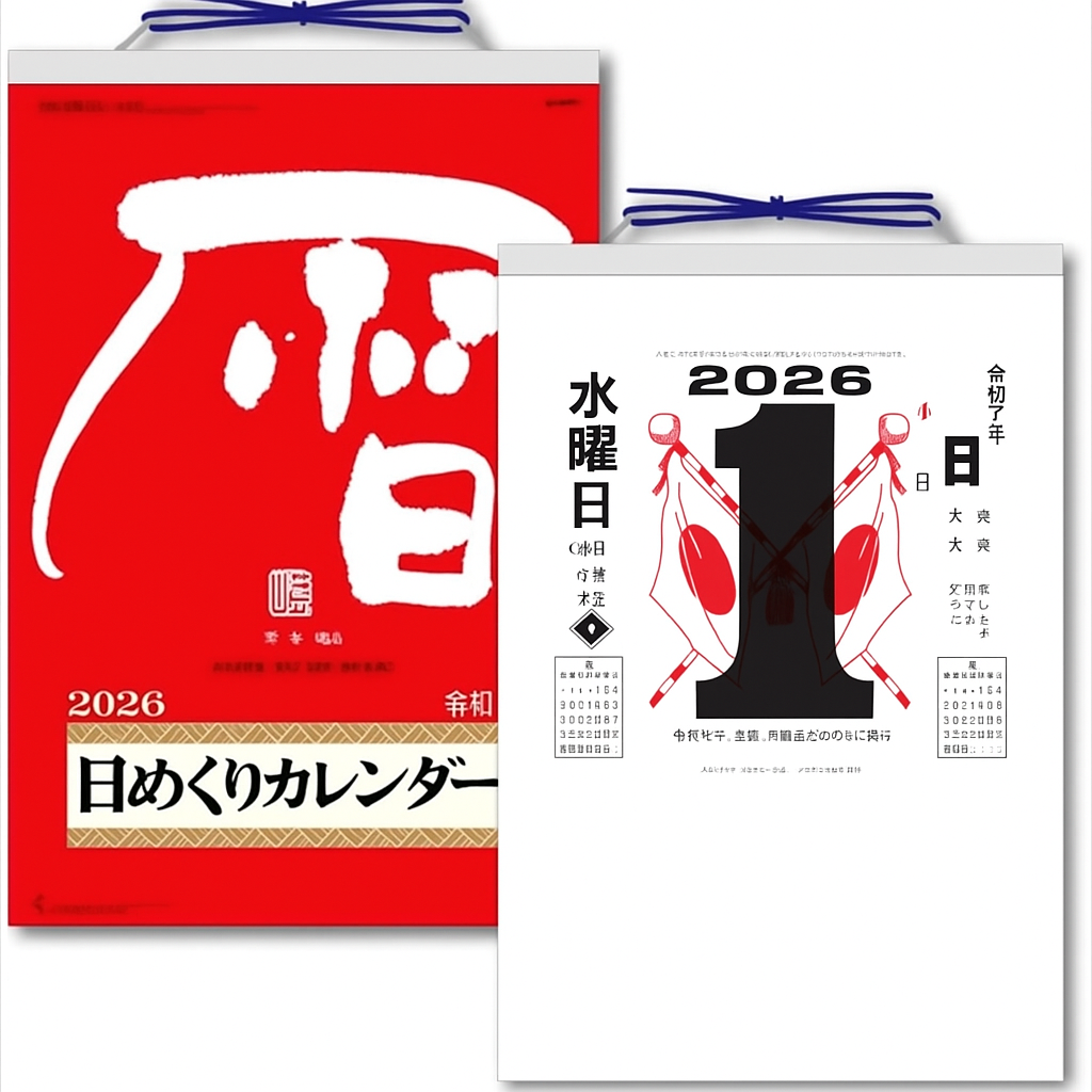 PREORDER: 2026 TRADITIONAL JAPANESE TEAR-OFF CALENDAR: SMALL